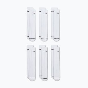 Zokni Nike Jordan Everyday Crew 6 pár white/gym red/black