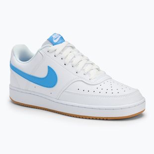 Férfi Nike Court Vision Low fehér/rágósárga/egyetemi kék cipő