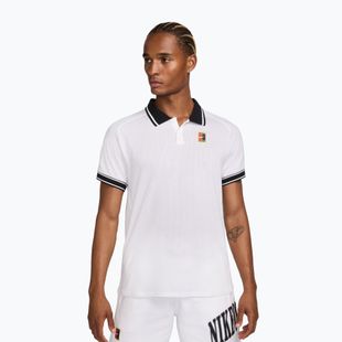 Férfi teniszpóló Nike Court Heritage Polo white/black