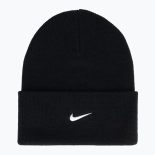 Téli sapka Nike Peak Swoosh Beanie black/white
