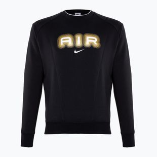 Férfi pulóver Nike Sportstwear Air Crew-Neck black/metallic gold