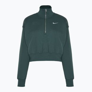 Női Nike Sportswear Phoenix Fleece 1/2 Zip Cropped szüreti zöld/ vitorlás pulóver, női Nike Sportswear Phoenix Fleece 1/2 Zip Cropped