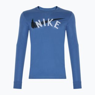 Férfi hosszú ujjú felső Nike Dri-FIT Fitness aegean storm