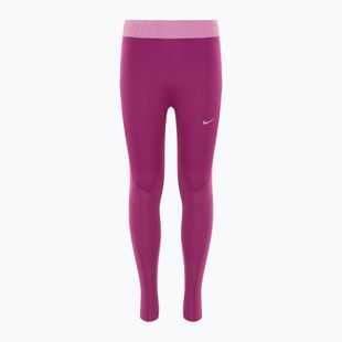 Nike Pro Dri-FIT Trainig gyermek edző leggings forró fukszia / fekete / rózsaszín túloldalon