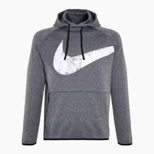 Férfi pulóver Nike Therma-FIT Fitness black/heather/black/white