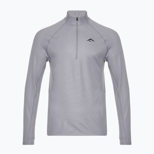 Férfi futópulóver Nike Trail Dri-Fit 1/2 Zip cement grey/black