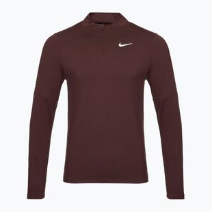 Férfi hosszú ujjú futófelső Nike Dri-FIT Element 1/2-Zip burgundy crush