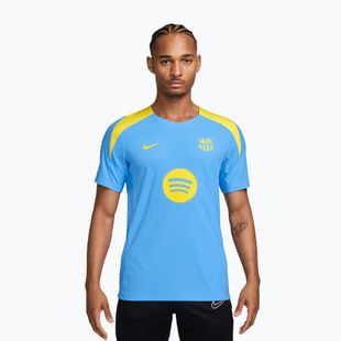 Férfi hosszú ujjú edzőfelső Nike FC Barcelona Strike Elite SE Drill Top university blue/opti yellow/opti yellow