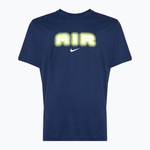 Férfi póló Nike Air Graphic midnight navy/volt