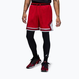 Férfi kosárlabda nadrág Jordan Mesh Diamond 4" gym red/white/black