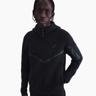 Férfi pulóver Nike Tech Windrunner Full Zip cave black/black