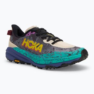 HOKA Speedgoat 6 oatmeal/mountain iris férfi futócipő
