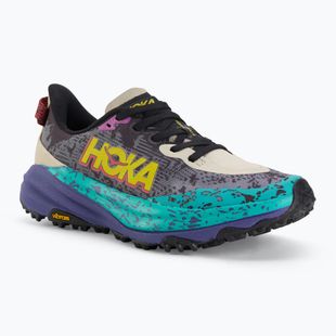 Női futócipő HOKA Speedgoat 6 oatmeal/mountain iris