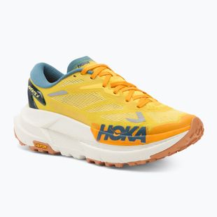 Férfi futócipő Hoka Mafate X zest/mountain fog