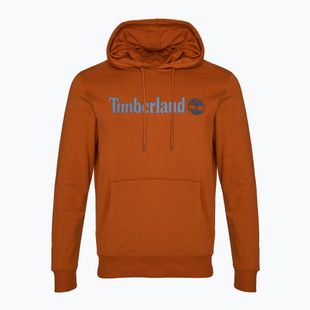 Férfi pulóver Timberland Linear Logo Hoodie umber