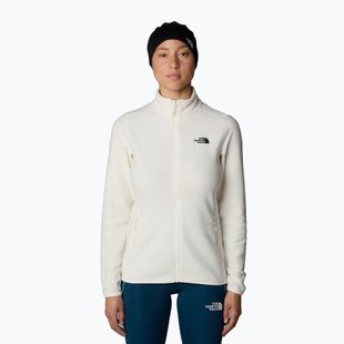 The North Face női 100 Glacier FZ fehér dűne/npf pulóver