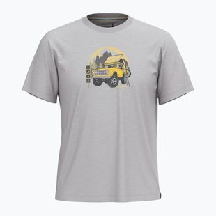 Smartwool Long Weekend Graphic Tee világosszürke heather trekking póló