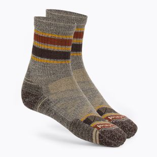 Férfi Smartwool Performance Hike Light Cushion Striped Mid Crew zokni taupe/natural marl