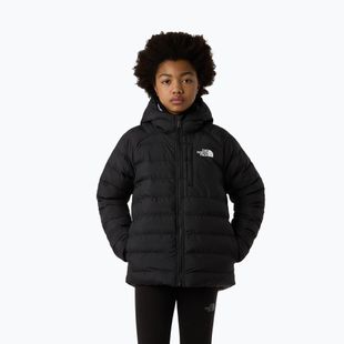 Gyerek The North Face Perrito Reversible kapucnis pehelydzseki fekete/füstös gyöngy