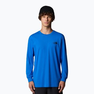 Férfi hosszú ujjú The North Face Box Nse Tee heroblue/tnfblk