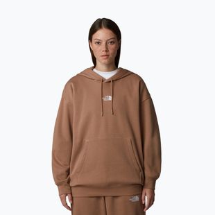 Női The North Face Essential Oversize kapucnis pulóver latte