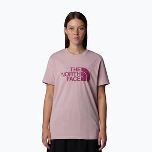 The North Face női Relaxed Easy Tee fém rózsaszín/szürke bogyó T-shirt