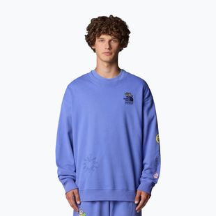 The North Face Mountain Cleanup pulóver virtuális kék színben
