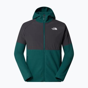 Férfi The North Face Glacier Heavyweight Full Zip HD mély nori/aszfalt szürke melegítőfelső