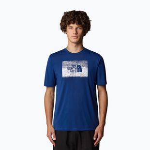 Férfi póló The North Face Foundation Abstract Graphic Tee estate kék