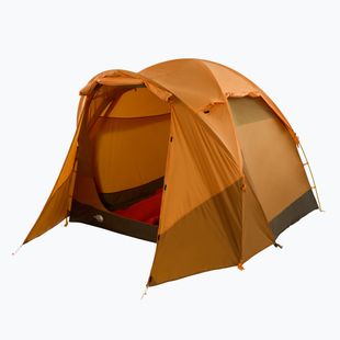 The North Face Wawona 4P light exuberance narancssárga/ timber tan/ new taupe green 4 személyes kemping sátor