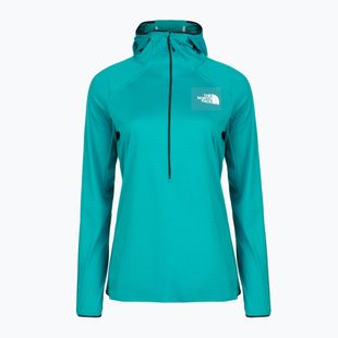 Női trekking pulóver The North Face Summit Direct Sun Hoodie mély teal színben