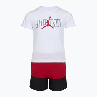 Gyerek szett Nike Jordan Stacked Mixed gym red