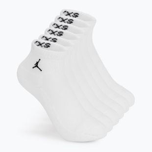 Zokni Nike Jordan Everyday Essentials 6 pack white