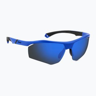 Napszemüveg Polaroid PLD 7055/S matte blue/blue mirror polarized high contrast