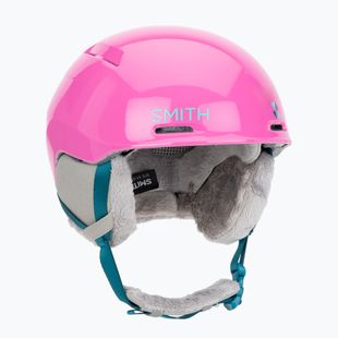 Gyerek sísisak Smith Glide Jr Mips vivid pink hearts