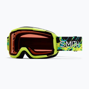Gyerek síszemüveg Smith Daredevil S3 electric lime slime/green solx mirror antifog