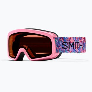 Gyerek síszemüveg Smith Rascal Jr S2 bright pink lofi butterfly/rose copper antifog
