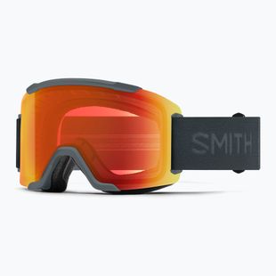 Síszemüveg Smith Squad S2 slate/chromapop everyday red mirror