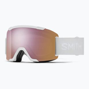 Síszemüveg Smith Squad S2 white vapor/chromapop everyday rose gold mirror