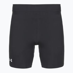 Férfi futó leggings Under Armour Launch Half Tights black/black/metallic silver