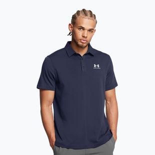 Férfi póló Under Armour Icon Polo midnight navy/white