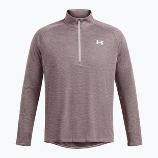 Férfi hosszú ujjú felső Under Armour Tech Textured 1/2 Zip tetra gray/white
