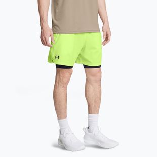 Férfi sportnadrág Under Armour Vanish Woven 2in1 Sts morph green / blavk / black