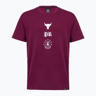 Férfi edző póló Under Armour Project Rock Terry Q3 purple