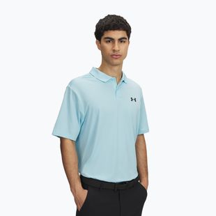 Férfi Under Armour Matchplay Polo póló stream/fekete