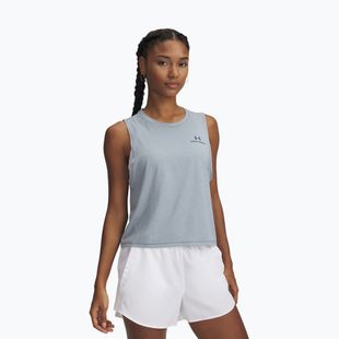 Under Armour Rush Energy Crop Tank női edzőfelső downpour szürke/downpour szürke