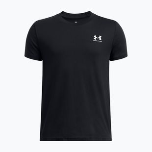 Gyerek póló Under Armour Sportstyle Left Chest black