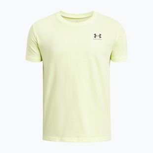 Gyerek póló Under Armour Sportstyle Left Chest yellow