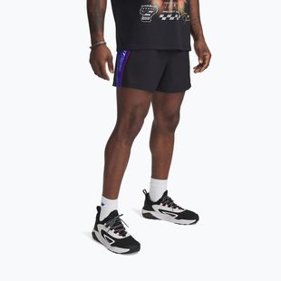 Férfi edző rövidnadrág Under Armour Project Rock Colorblock Woven black