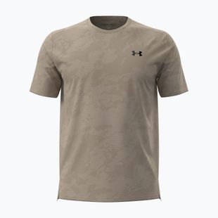 Férfi edzőpóló Under Armour Tech Vent Jcqrd City Khaki/Black